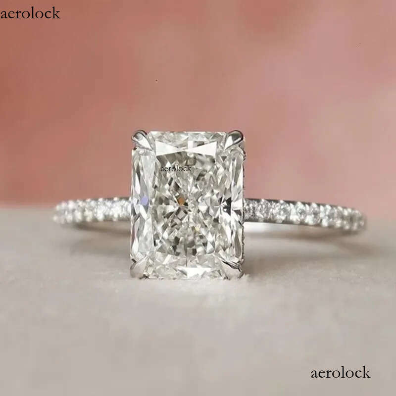 White Gold Wedding 2 Carat Solitaire Ring Lab Grown Dia Jewelry Rings