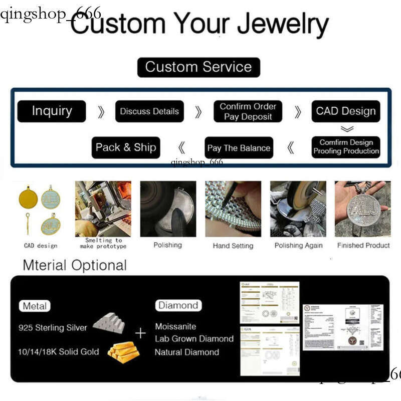 necklace moissanite chain Pendant Cross Hip Hop Vvs Moissanite Dia Tennis Chain Sier for Women Men Jewelry 74