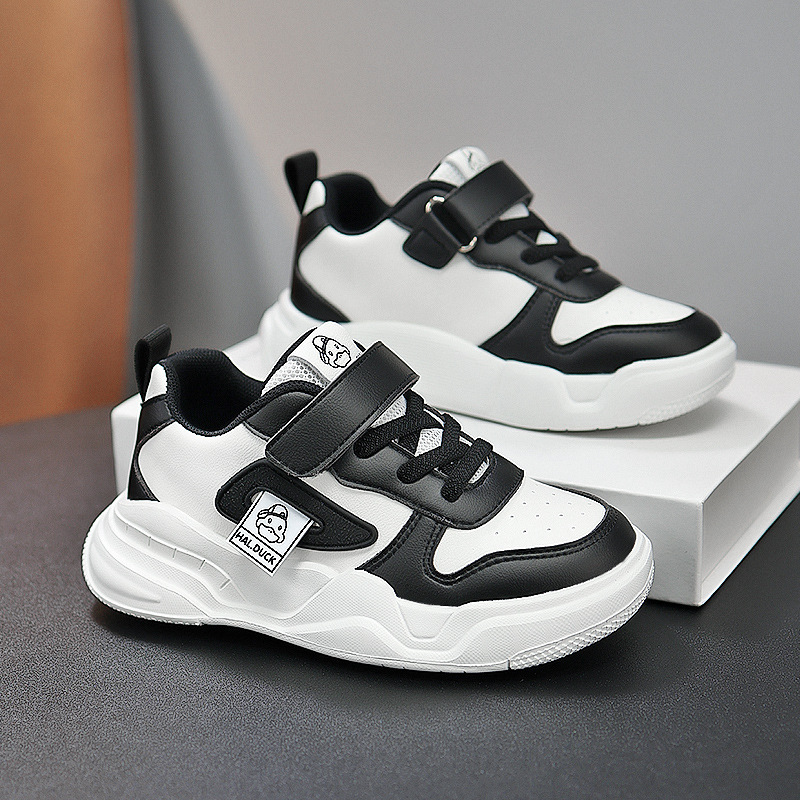 White Children's Leather Shoes White Sports Designer Shoes Designer Shoes Men's And Women's Children's Shoes Fashionable Autumn Ne