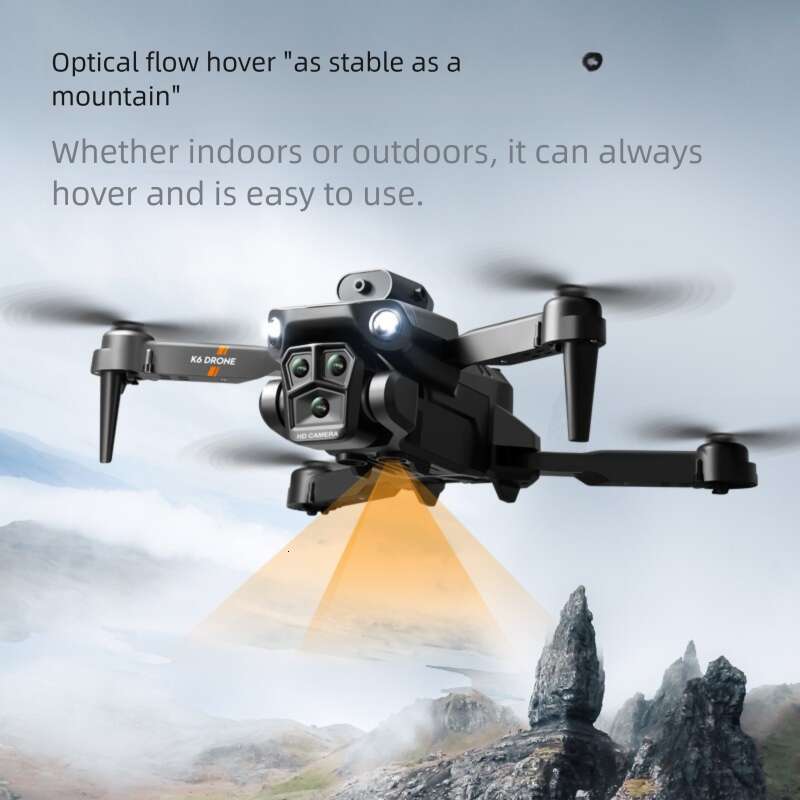 K MAX Three Camera Aerial Drone Four Sided Obstacle Avoidance Remote Control Airplane Optical Flow Positioning Quadcopter