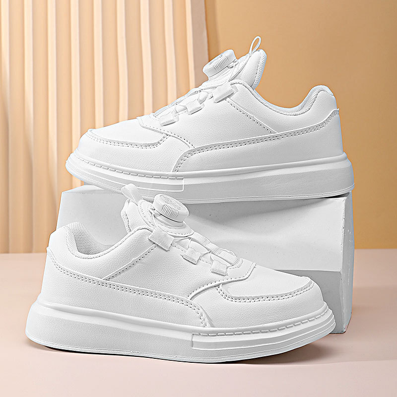 Children's White Sports Shoes Leather Shoes Designer Shoes New Breathable Mesh Board Shoes Designer Autumn New Luxury Shoes Men's And Women&