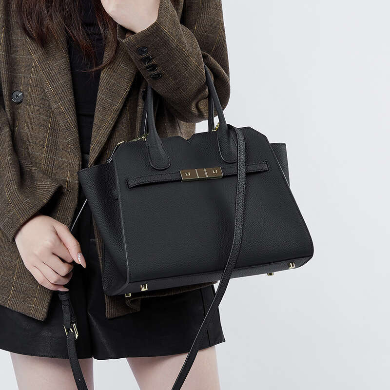 Luxury bag Spring Genuine Leather for Women New Fashion Large Capacity Mom Bag Commuter Handbag