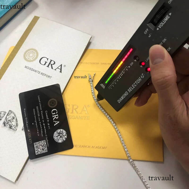 designer vvs moissanite tennis bracelet for woman gold plated jewelry bracelets rapper hip hop iced out chain man valentines day gift