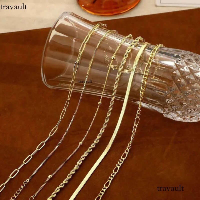 DHcollections A0144 Fashion Gold Plated Alloy Snake Foot 5-piece Set Women's Ankle Chain Jewelry