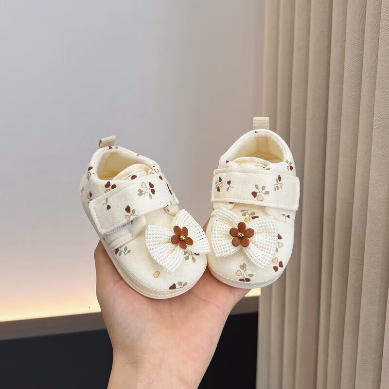Baby Shoes Cotton Walking Shoes Newborn Baby Pre Walking Shoes Designer Shoes Cotton Soft Sole Autumn New Luxury Designer Shoes Men's And Women&#