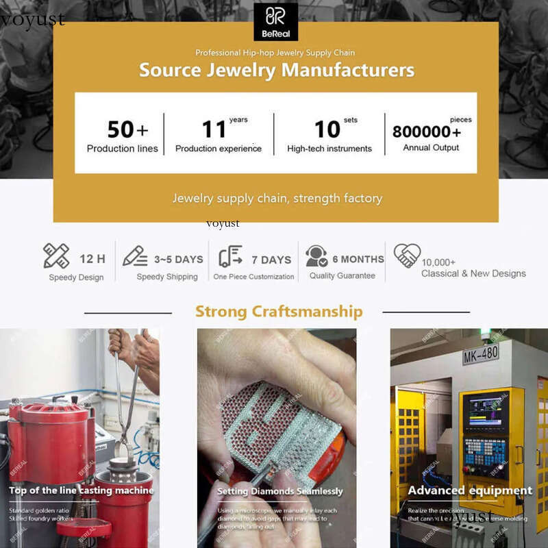 Wholesale 10K 14K Solid Real Gold 8MM Cuban Link Chain Bracelet Iced Out Hip Hop Moissanite Necklace Fine Jewelry Men Women 84