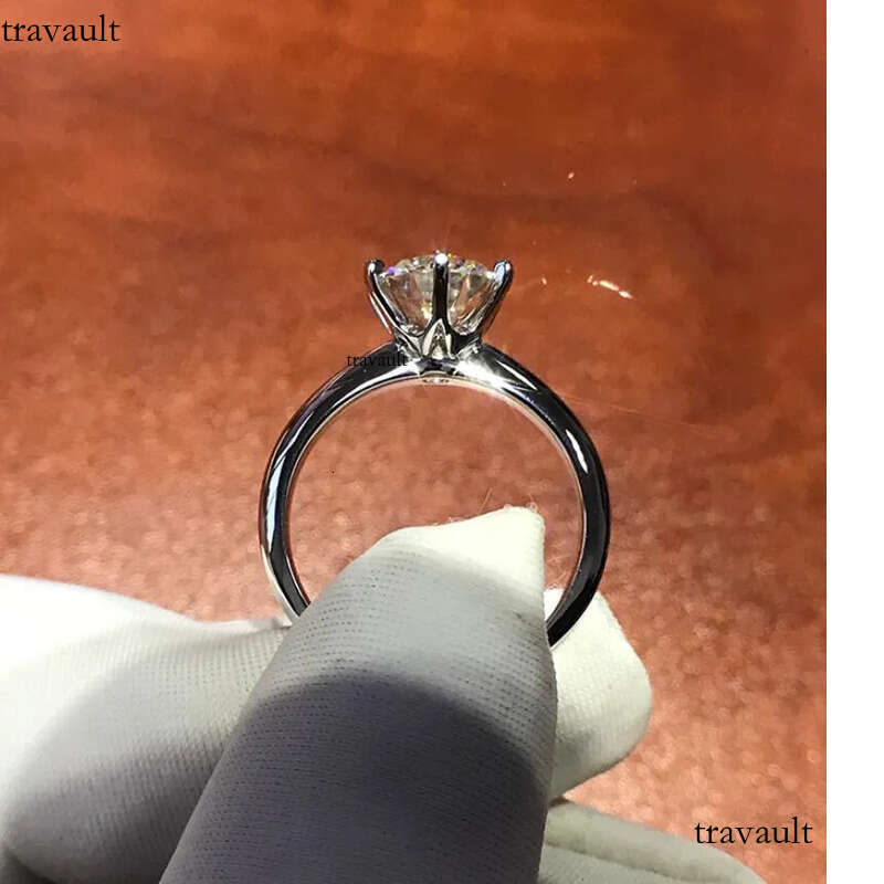 Victoria Wieck Brand New Jewelry Pure 100% Sterling Sier Solitaire Round Cut White Topaz CZ Dia Women Wedding Band Ring