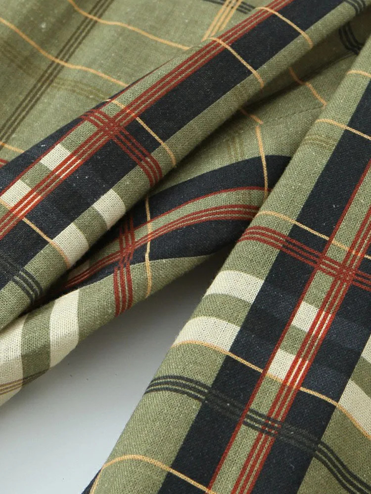 Womens 2025 Pants Checkered Loose for Women Commuting Straight Tube Simple Female Streetwear Casual Trousers 250930