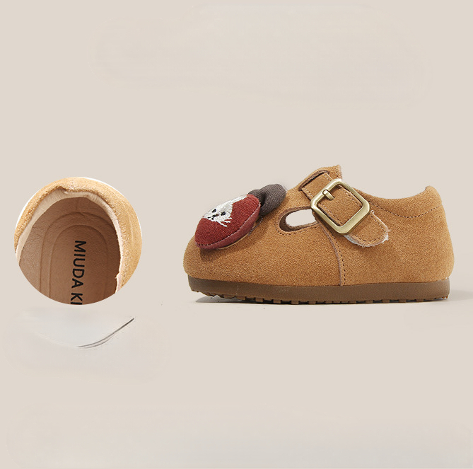 New Cartoon Cute Little Leather Shoes Designer Baby Soft Soled Children's Shoes Designer Shoes Autumn New Luxury Shoes Men's And Women'