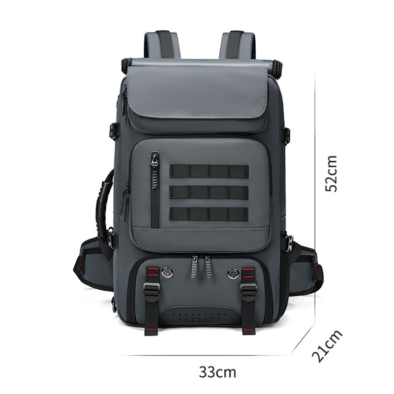 OC119M45 Men's and Women's Backpack Outdoor Leisure Large Capacity Multifunctional Canvas Cloth Travel Bag Vacuum Compression Waterproof Tra