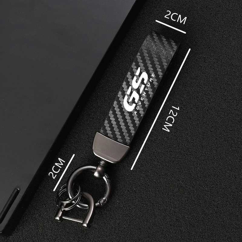 Highend leather motorcycle keychain horseshoe buckle jewelry For BMW R1200GS R1200 GS LC R1250GS Adventure R 1250 GS W250915