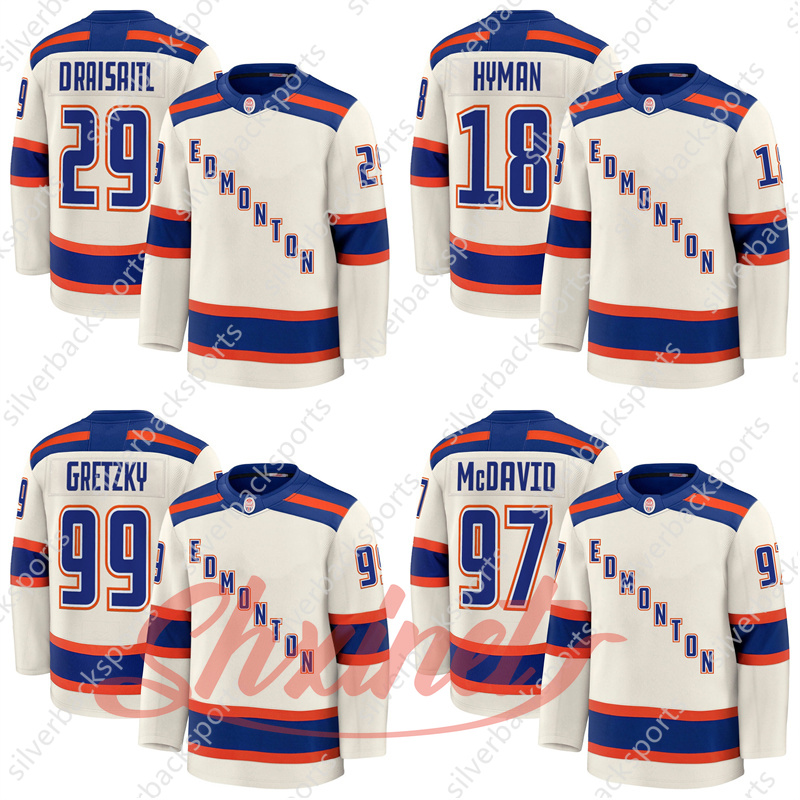 Personalized Connors McDavid Edmontoncity Custom Hockey Jerseys Mattias Janmark Adam Henrique Brett Kulak Brown Corey Perry Vasily Podkolzin Viktor Arvidsson