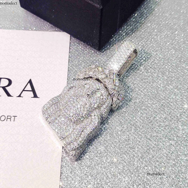 Necklace custom pendant charm Pass Dia Tester Moissanite Hip Hop Jewelry S Jesus ef