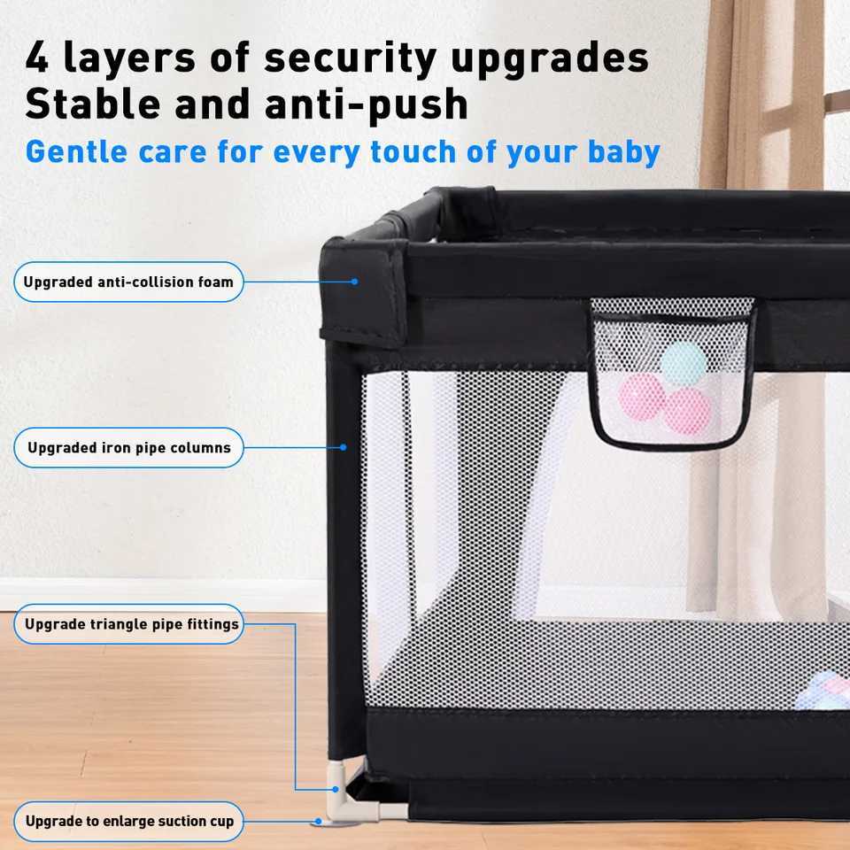 Baby Playpen for Children Play Area Baby Playground 6 Month6 Years Old Kids Ball Pit Playpen Indoor Baby Safety Fence C250929