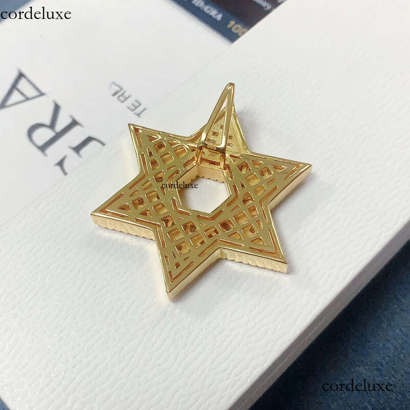 Good Quality Sier baguette Moissanite Hip Hop Je Star of David Jewelry Iced Out Custom Pendant 8e