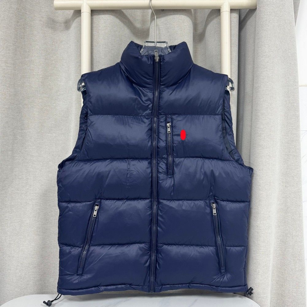 Men's designer gilet jacket puffer vest down woman embroidery polos zip up Doudoune sans Manche vest feather filled coat Winter Clothes Outdoor Warm Asian size M-2XL