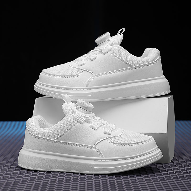 Children's White Sports Shoes Leather Shoes Designer Shoes New Breathable Mesh Board Shoes Designer Autumn New Luxury Shoes Men's And Women&