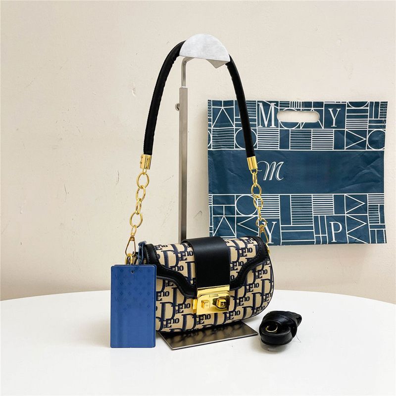 handbag saddle womens crossbody shoulder bag classic print leather solid color black designer bags