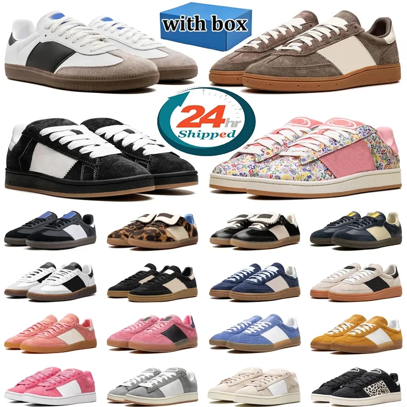 men women with box designer shoes platform sneakers Black White Gum Blue Red Pink Green Beige suede leather mens trainers outdoor tennis size 36-45
