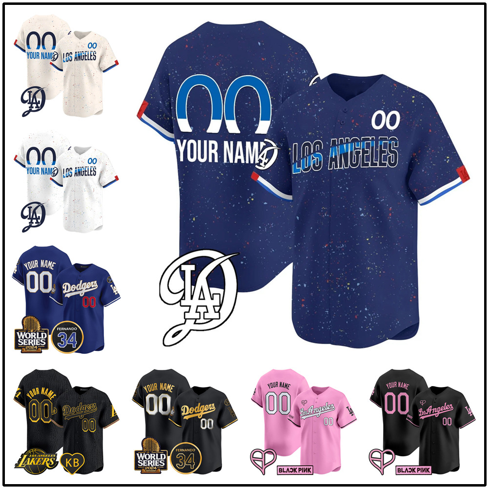 Custom special dodgers Shohei 17 Ohtani Mookie 50 Betts 18 Yamamoto Freddie 5 Freeman 34 Valenzuela Men Women Youth Baseball jerseys