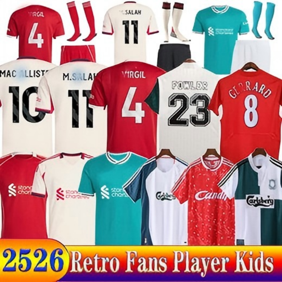 25 26 LiverpPudlian soccer jerseys S-4XL MAC ALLISTER ALEXANDE R-ARNOL D LUIS DIAZ GAKPO 2026 DARWIN SZOBOSZLAI jersey fans player football shirt Mens Kids Kit sock Ful
