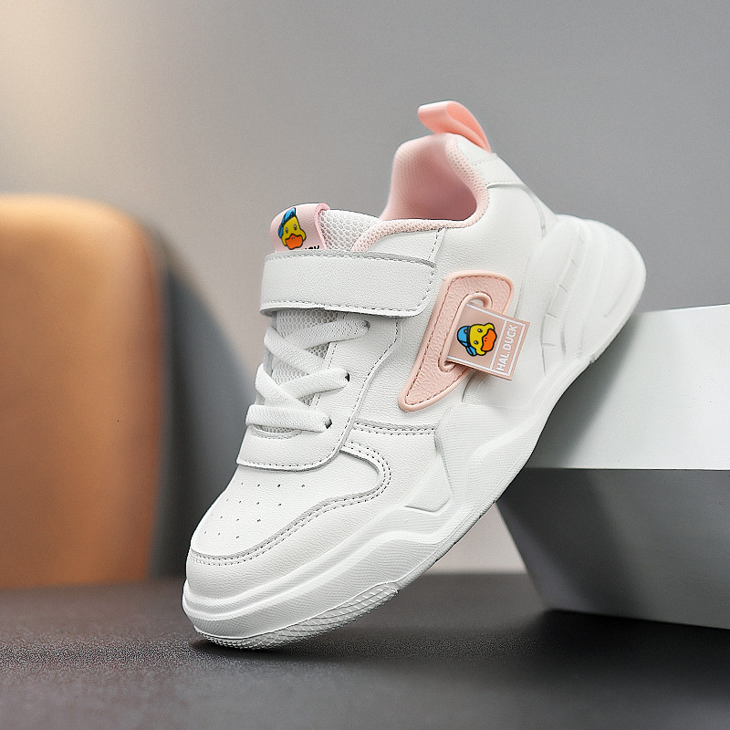 White Children's Leather Shoes White Sports Designer Shoes Designer Shoes Men's And Women's Children's Shoes Fashionable Autumn Ne