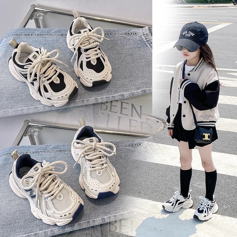 Trendy explosion Designer street lightweight men's and women's sports shoes spring autumn new styles breathable mesh thick soled casual trav