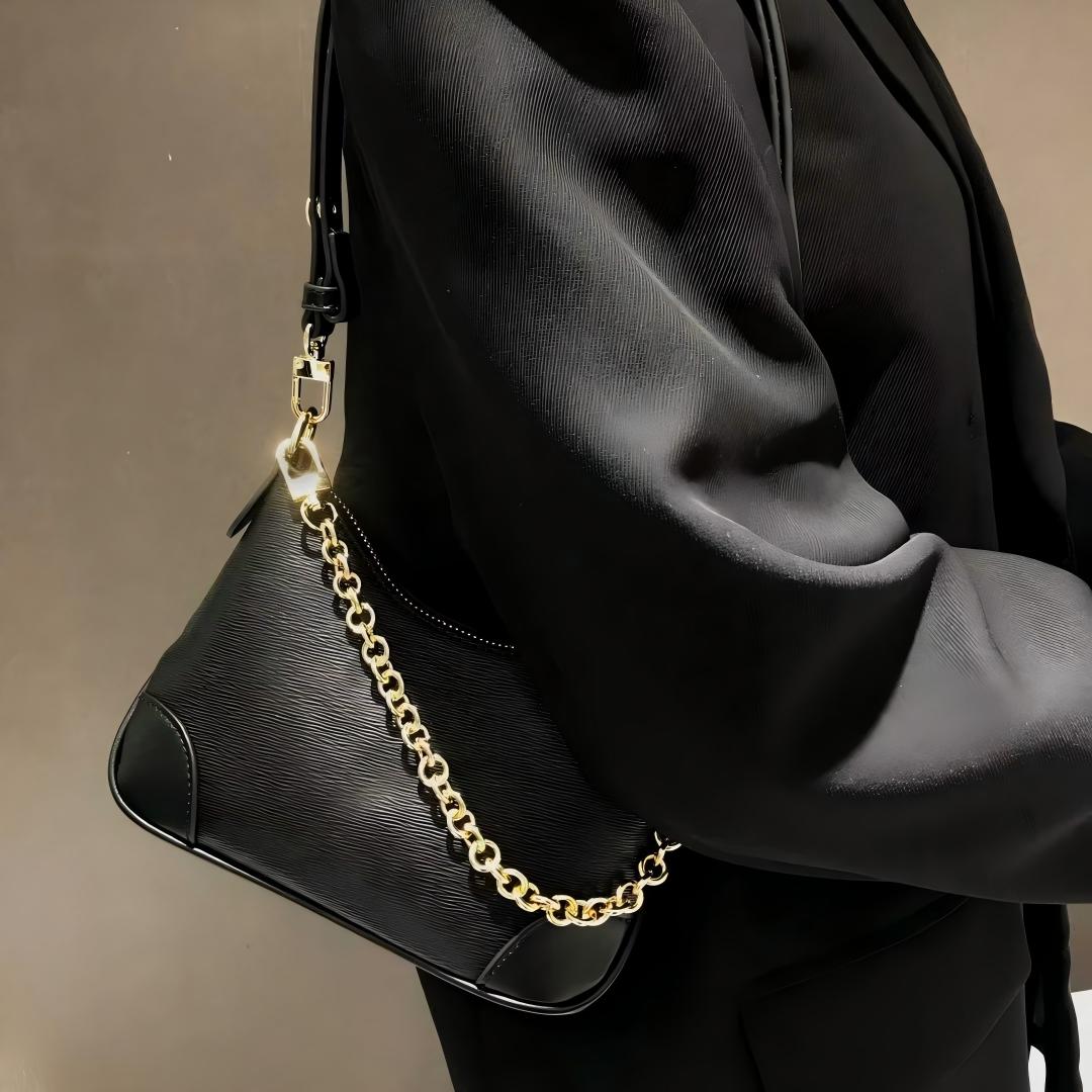 free shipping designer bag New versatile large capacity casual fashionable retro printed shoulder bag for women black brown white