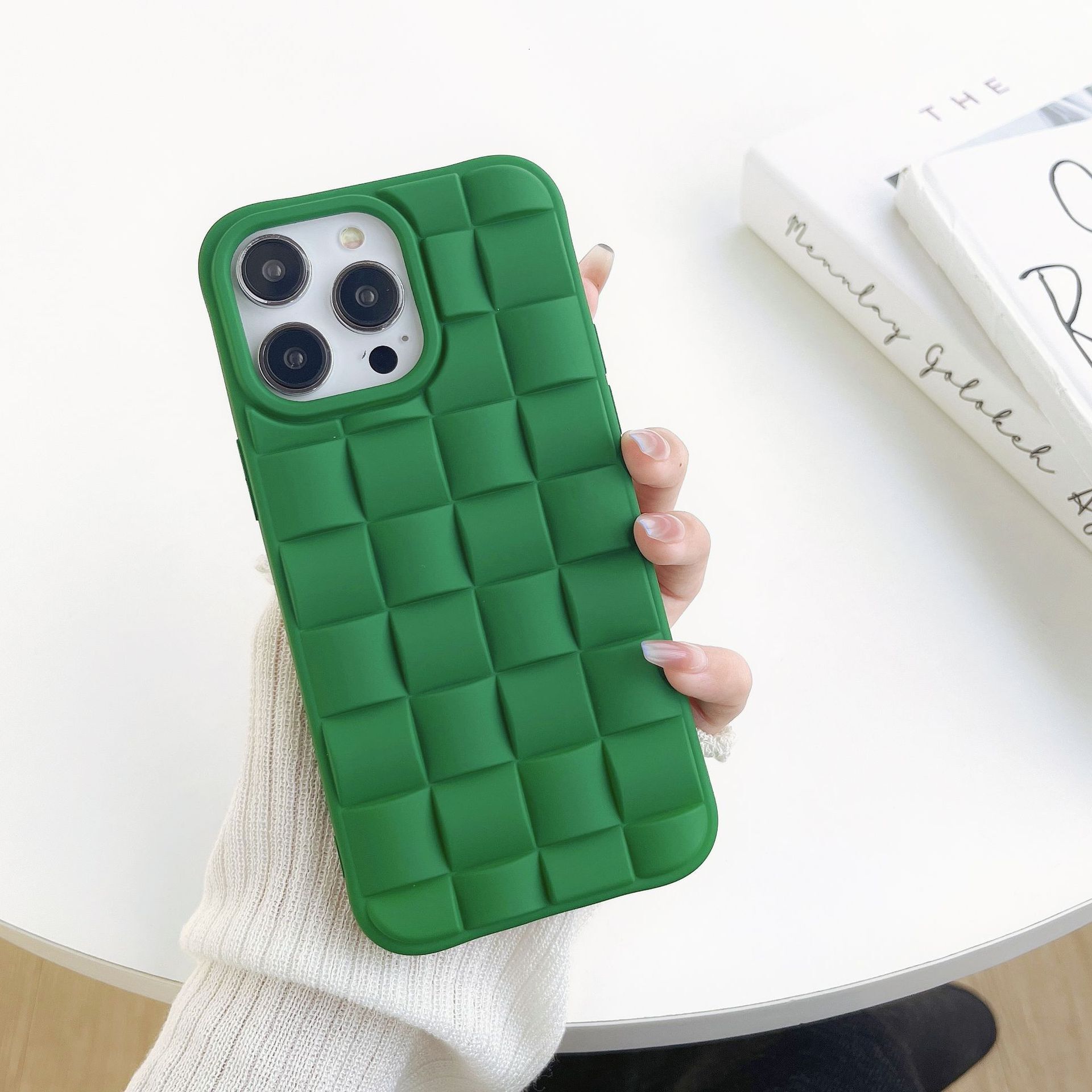 Compatible with iPhone 17 Pro Max Case for Women/Girls, Cute 3D Laid Desgin Soft Silicone Shockproof Raised Bumper Corners Case