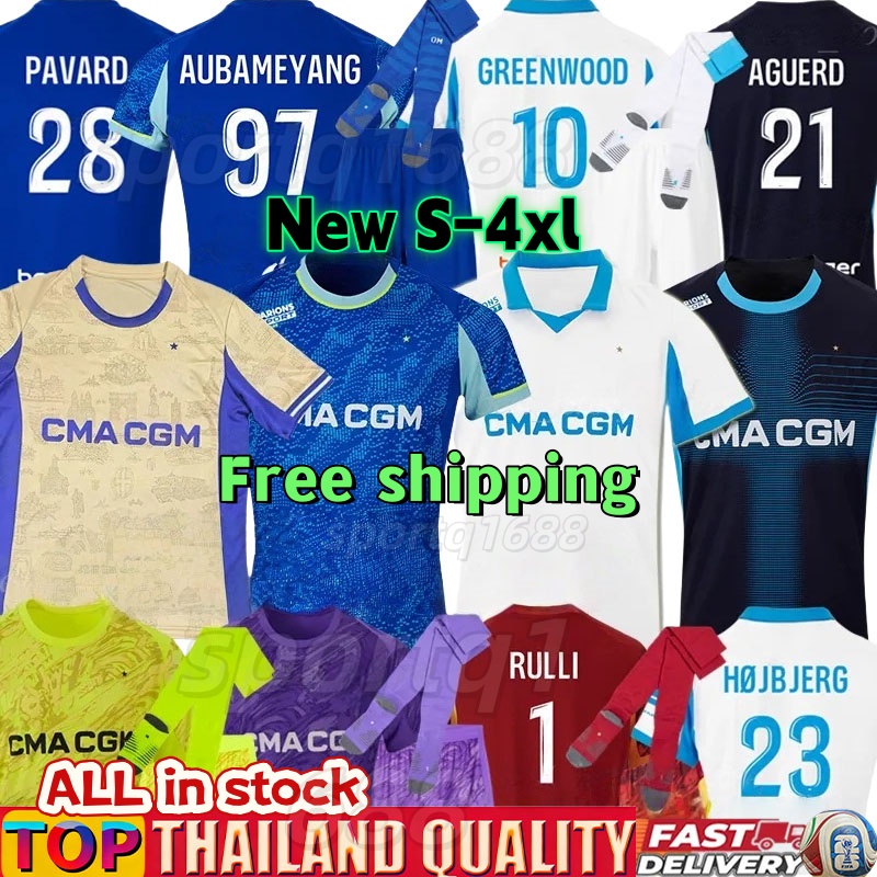 OM 25 26 maillot de foot GREENWOOD marseilL e Soccer jersey 125th Anniversary 4th GOUIRI OUNAHI harit 2025 2026 Men Kids football shirt hommes Mbemba enfants NDIAYE