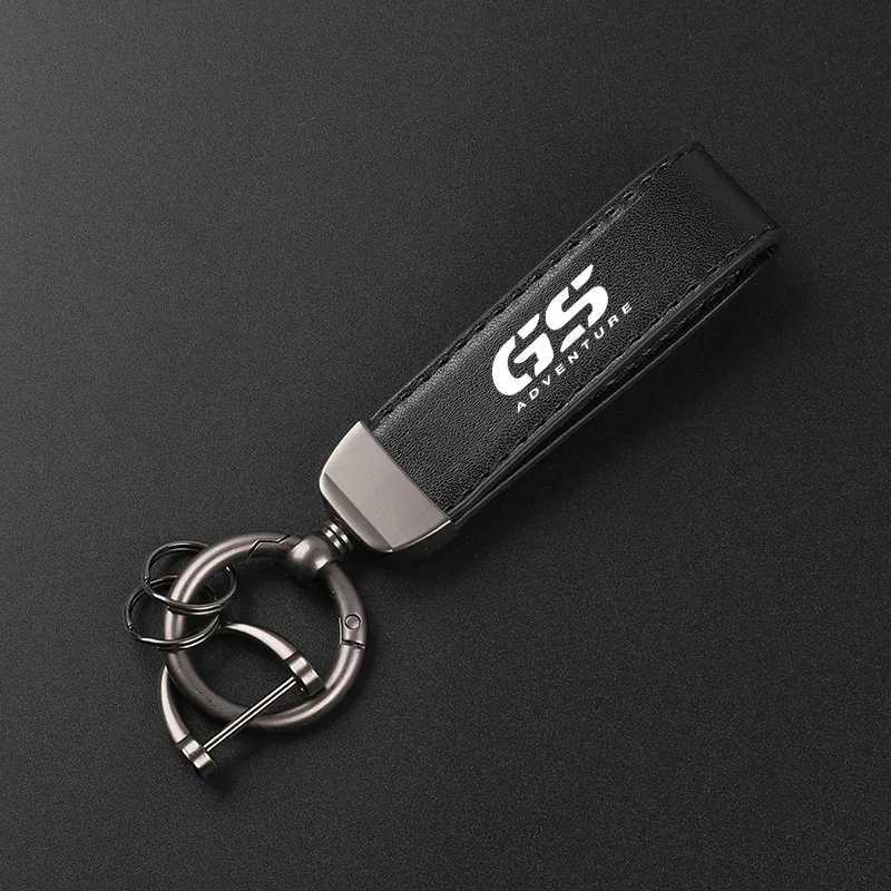 Highend leather motorcycle keychain horseshoe buckle jewelry For BMW R1200GS R1200 GS LC R1250GS Adventure R 1250 GS W250915