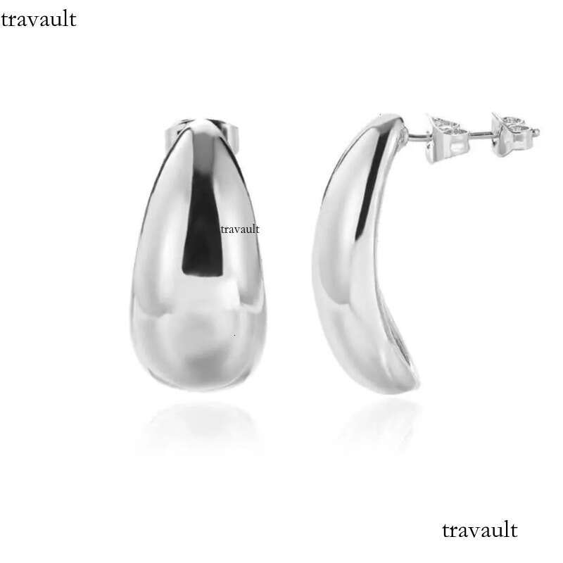 AA Stud Earrings Stainless Steel Water Drop Ear Piercing For Women Delicacy Fashion Ears Jewelry Gift Tendency Free Delivery 2024 so z240624