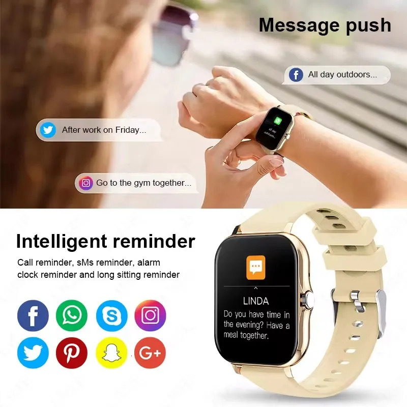 MIJIA 2025 Smart Watch Bluetooth Call Music Heart Rate Blood Pressure Monitor Smartwatch for Women Men Holiday Gifts 250928