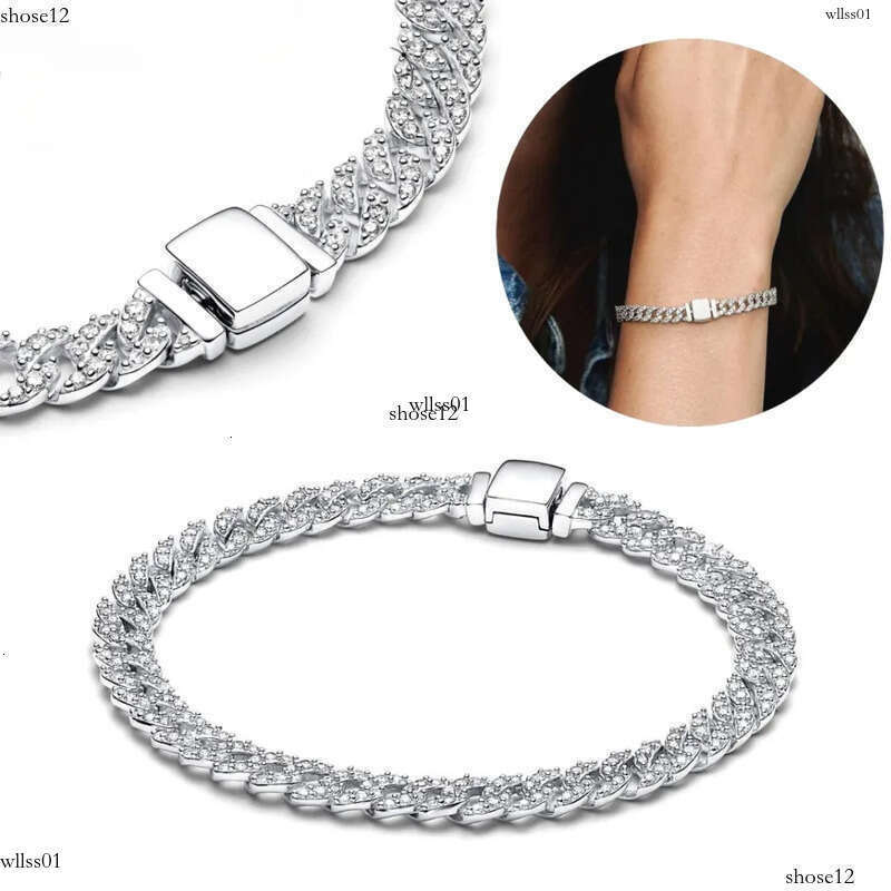 New Sier Plating Timeless Chain Bracelet Jewelry Charm Women Fine Gift