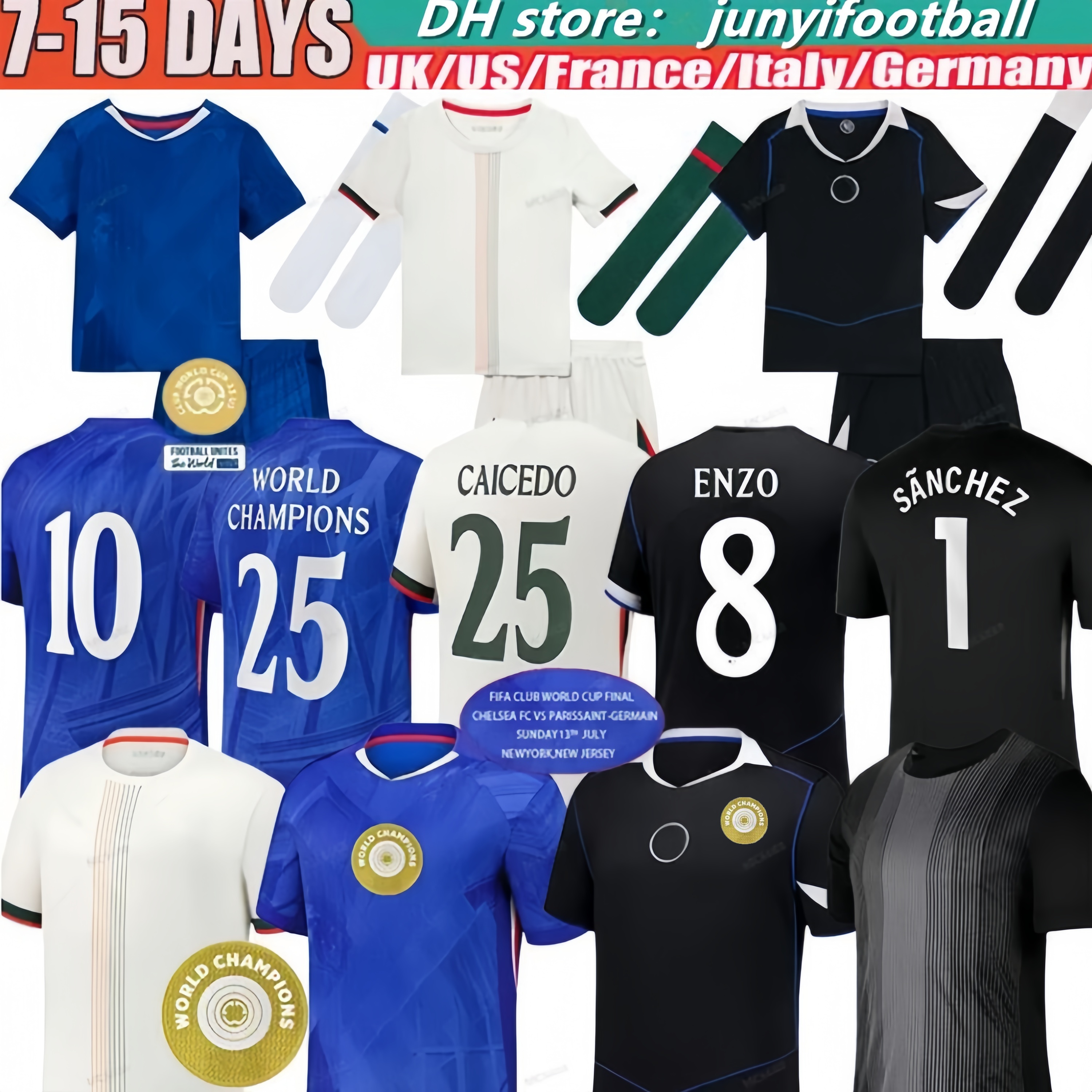 PALMER Chelseajersey 25 26 cfc Soccer Jersey 2026 ENZO JOAO PEDRO ESTEVAO CAICEDO JAMES GARNACHO GITTENS chelase 120 Year Anniversary Kids kit Mens football Shirt