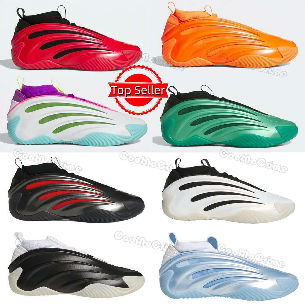 Jalen Williams Harden Vol 9 Dynamo Solar Orange Red Basketball Shoes for sale Men women Hellcat Ice Metallic Molded Leather Sport Shoe Sneakers size7-11.5