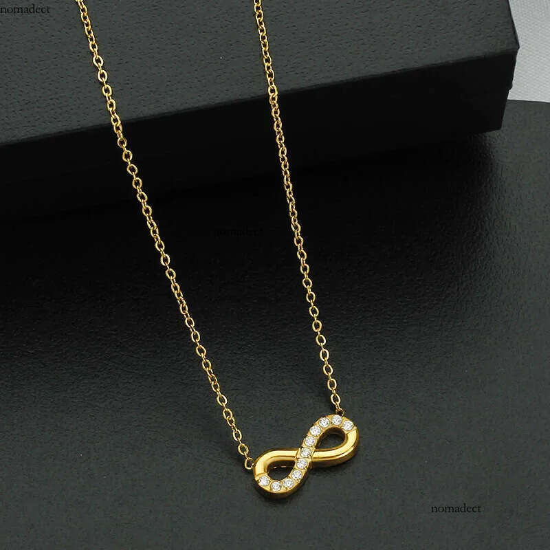 Fashionable titanium steel pendant necklace, beach collarbone chain, women's non fading jewelry 32