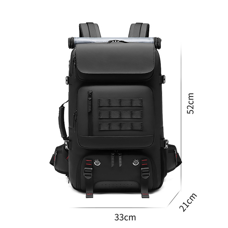 OC119M45 Men's and Women's Backpack Outdoor Leisure Large Capacity Multifunctional Canvas Cloth Travel Bag Vacuum Compression Waterproof Tra