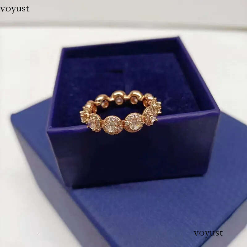 designer for womens titanium steel rose gold sier plated with full crystal dia rings earrings wedding engagement Christmas gift