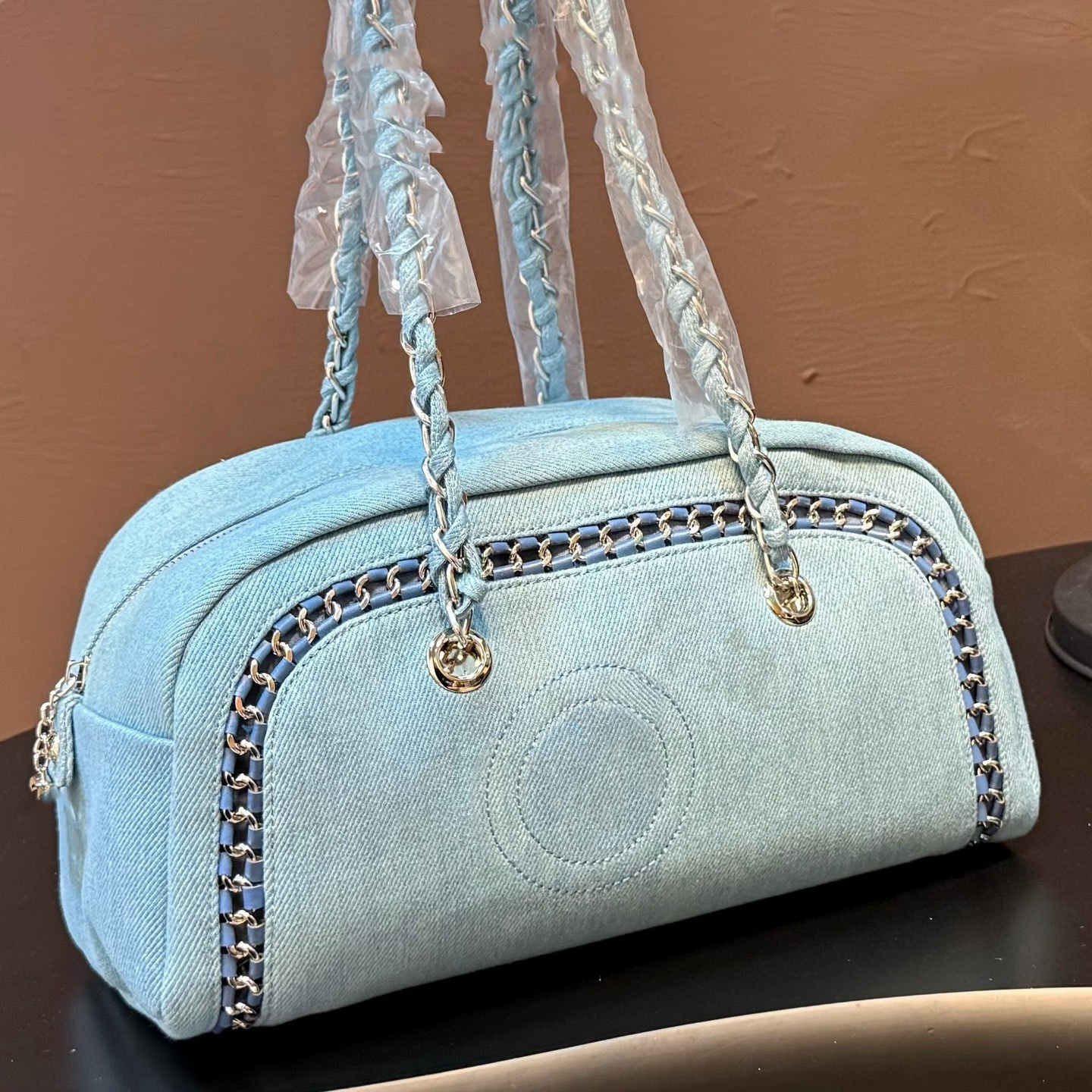 New Star Bags Top Quality Designer Shoulder Bags Metal Stitching Leather Design Stylish Style Women's Luxury old bowling shoulder bag Chain bag