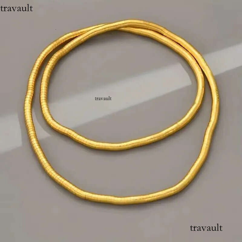 DHcollection Niche fashion casual curved winding adjustable dark style headless snake necklace for women