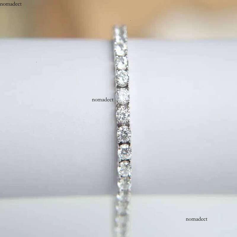 Hip Hop 3mm-4mm-5mm6mm Tennis Men's Chain Women's Pulseiras Jewelry Bracelet 4b
