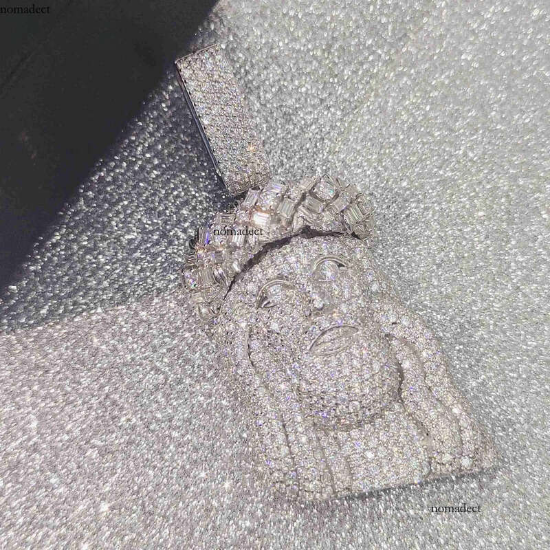 Necklace custom pendant charm Pass Dia Tester Moissanite Hip Hop Jewelry S Jesus ef