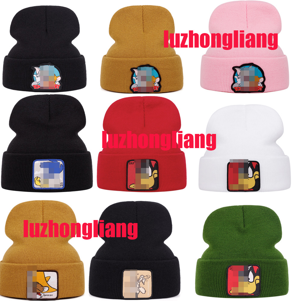 Cute Designer Cartoon Knitted Hat Winter Warm Men's and Women's Couple Knitted Wool Hat