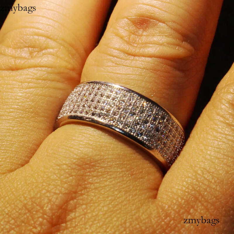 2018 New Arrival Jewelry Victoria Wieck 10KT Gold Filled Micro Pave White Sapphire CZ Dia Women Wedding Band Finger Ring