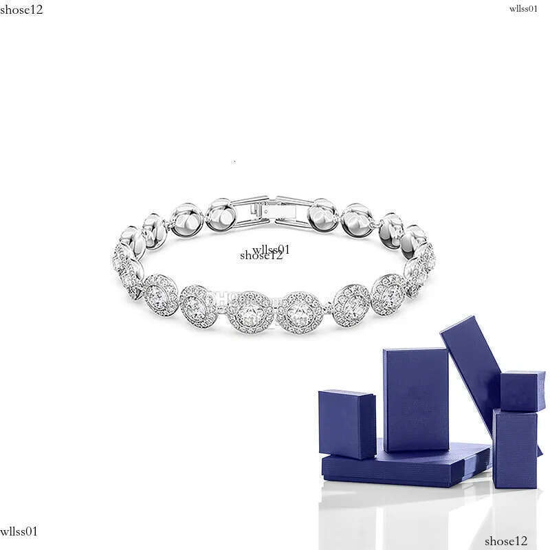 classic tennis bracelet for women plated sier gold necklace navy blue Austria crystal dia bracelets designer jewelry woman men gift