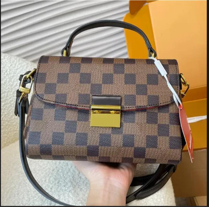 High quality luxury designer bag women Croisettes shoulder bags messenger bag leather handbag lady fashion crossbody totes bag clutch purs m89013