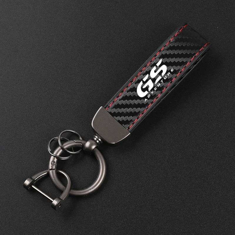 Highend leather motorcycle keychain horseshoe buckle jewelry For BMW R1200GS R1200 GS LC R1250GS Adventure R 1250 GS W250915