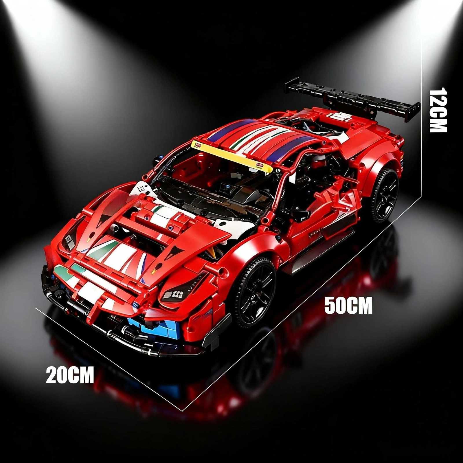 New Technical 488GTE 1684PCS AF Corse Race Car Champion GT 42125 Series Exclusive Collectible Detailed Display Model Sets Adults Z250923