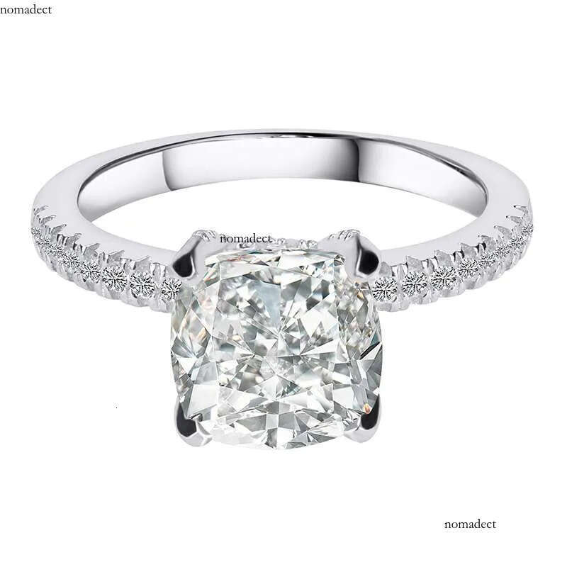 2024 Choucong Brand Designer Wedding Rings Jewelry Sterling Sier Oval Cut White Topaz Moissanite Dia Party Eternity Women Couple Bridal Ring Set 33